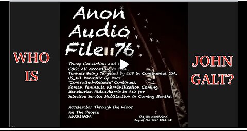 SGANON AUDIO FILE #76 "THE VERDICT" TY JGANON