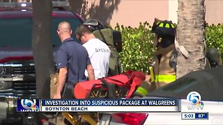 Police clear scene after suspicious package found in Boynton Beach