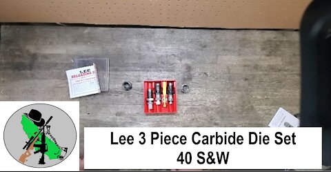 Lee Carbide 3 Die Set 40 S&W
