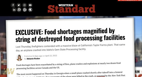 Manufactured Crisis? All of a Sudden, Unfortunate 'Coincidences' Are Affecting Food Supplies