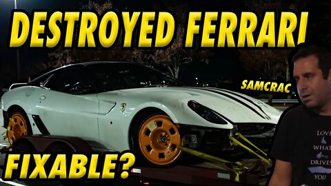 Taking Delivery of @Samcrac V12 Ferrari with Major Undercarriage Damage. F80 M3 getting a new Motor?