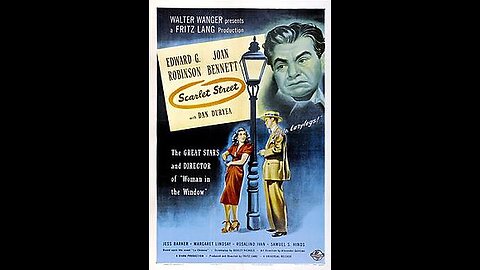Scarlet Street 1945 Film Noir Fritz Lang Full Movie Colorized HD Quality