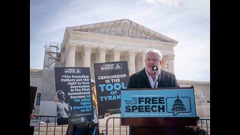 L Todd Wood Speaks In Front Of SCOTUS During Free Speech Rally