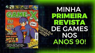 Mistério revelado: A primeira revista de games que li nos anos 90 | Game-X Mega Man 8