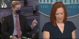 Psaki REFUSES to Say Biden Will Stop LYING About Georgia Election Law