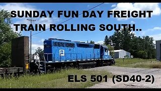 Sunday Fun Day Freight Train Rolling South! | Jason Asselin