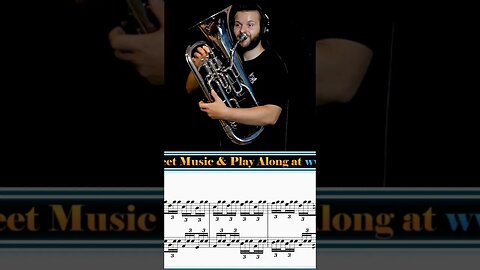 Mr. Triple T #euphonium #tripletongue #technique #articulation #solo #lowbrass