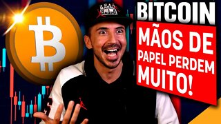 OS MÃOS DE PAPEL DE BITCOIN PERDEM MUITO! (PIORES ERROS DO BEAR MARKET)