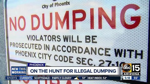 Phoenix officials on the hunt for illegal dumpers