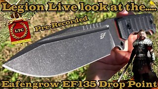 Legion Live look at the Eafengrow EF-135 Drop point blade! #knife #bushcraft #edc #huntingknife