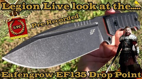 Legion Live look at the Eafengrow EF-135 Drop point blade! #knife #bushcraft #edc #huntingknife