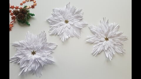 3 D Paper Snowflake - Christmas Decorations - CRAFTMANIA