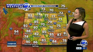 Much cooler weather settles into Colorado through Tuesday