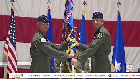 Maj. Gen. Case Cunningham assumes command of U.S. Air Force Warfare Center in Las Vegas