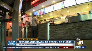 Restaurants ready to reopen to public