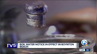 Boil water notice in effect for Boynton Beach