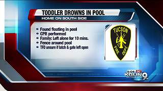 2-year-old boy drowns in southside pool