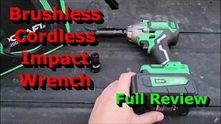 Brushless Cordless Impact Wrench - Full Review - Nice Impact