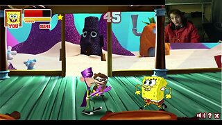Fanboy VS SpongeBob SquarePants In A Nickelodeon Super Brawl 2 Battle With Live Commentary