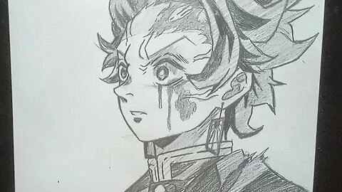 Como Desenhar o Tanjiro Kamado (Kimetsu no yaiba)