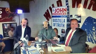 PETER NAVARRO John Fredericks and Perdue shout out to Stan & Donna Fitzgerald GA Team Trump Bus Tour