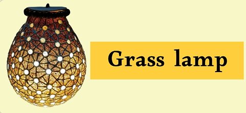 lamp from grass #Lamp #creativity #handmade #design #craft #lighting