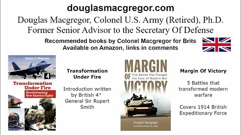 ⚡️Col Douglas Macgregor: Military Drank The Kool-Aid $tate$ Don't Own Anything*