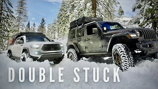 SNOW RECOVERY | Tacoma & Jeep Wrangler JL Overland Adventure