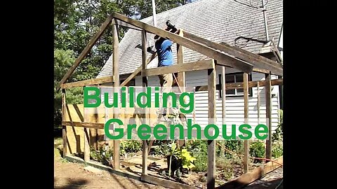 Finishing Greenhouse Framing & How We Use Solar Power