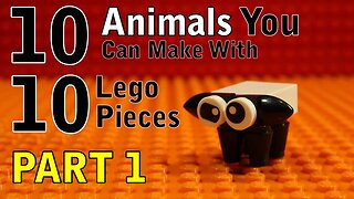 10 Animals You Can Make with 10 Lego Pieces (Part 1)