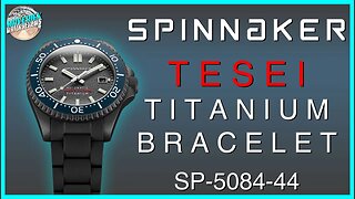 Titanium Upgrade! | Spinnaker Tesei 200m Automatic Diver SP-5084-44 Unbox & Review