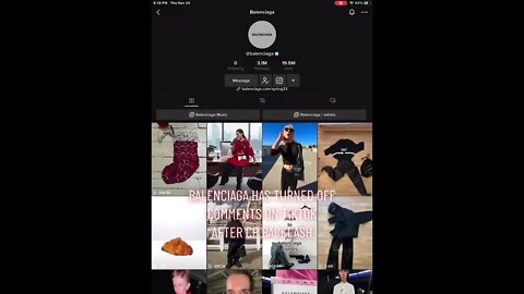 Balenciaga Has Turned Off Comments On TikTok After Child Abuse Bondage Backlash