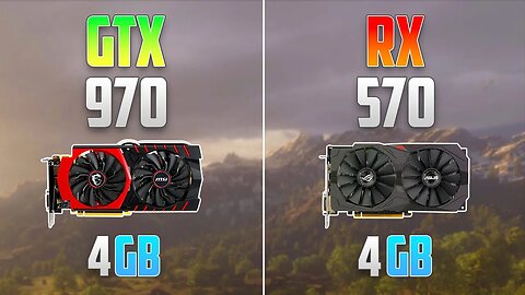 GTX 970 vs RX 570 - 1080p