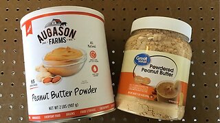 Augason Farms vs. Walmart PB powder for preps? [taste test review]