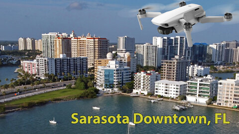 Sarasota Downtown - drone video