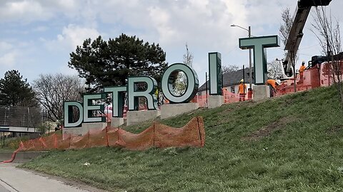 New Detroit Sign Installed Ahead of 2024 NFL Draft