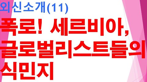 [외신소개11]미대선, 세르비아IT전문가들은 글로벌리스트 대표로 일했다.