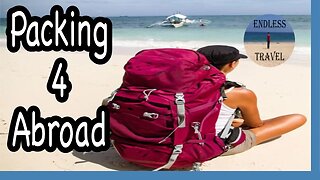 Packing to travel Abroad for vlogging and sightseeing