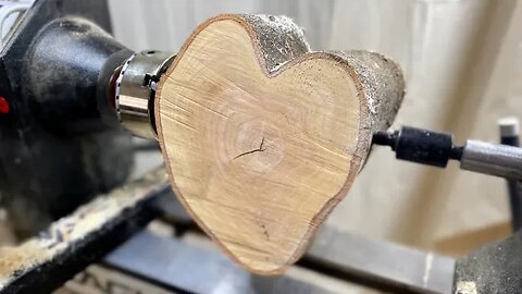 Woodturning - Heart Shaped Box