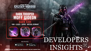 *NEW* Character Inbound: Dark Trooper Moff Gideon | Conquest Reward | Developers Insights