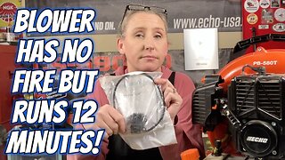 Echo Backpack Blower Starts,Then Dies.. Ignition module replacement. Repair/Vlog