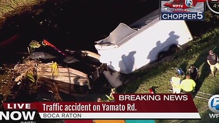 Traffic accident on Yamato Road delays traffic in Boca