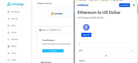 How To Earn Free 51 Ethereum ETH Satoshi Cryptocurrency At Coinpayu Every 60 minutes With Proof