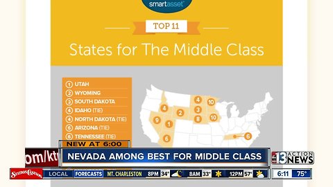 Nevada among best for middle class