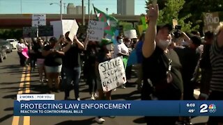 Protecting law enforcement, reaction to controversial bills