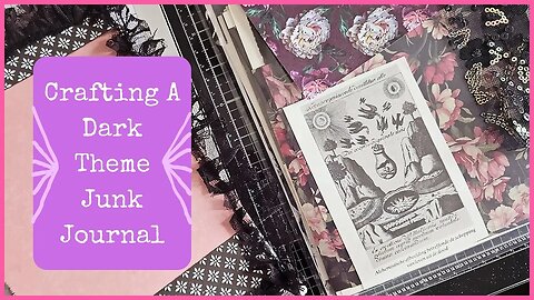 Dark Theme Junk Journal Craft | Healing & Rebirth