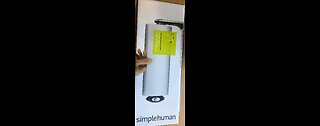 simplehuman Wall Mount Paper Towel Holder Stainless Steel Wall Mount quick load paper towel holder