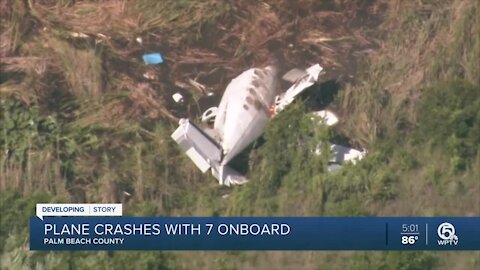 Witness describes rescue of plane crash victims at North Palm Beach County General Aviation Airport