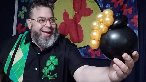 Balloon Pot of Gold - Happy St Patty's Day