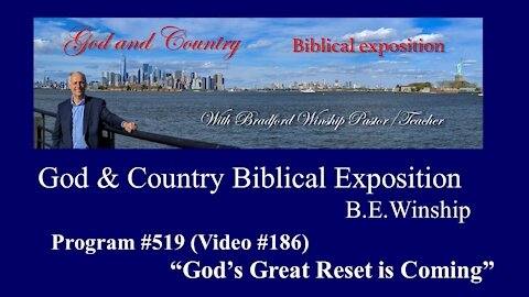 186 - God's Great Reset is Coming